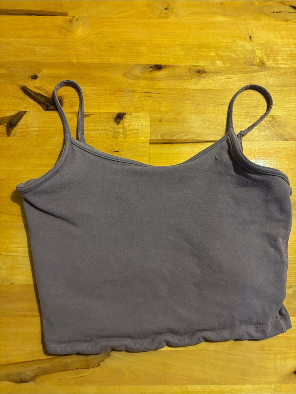 Nike LavenderSpaghetti Strap Crop Top w Sports Bra